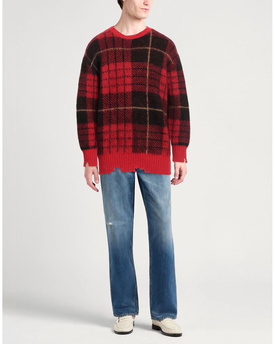 McQueen Red Sweater for men