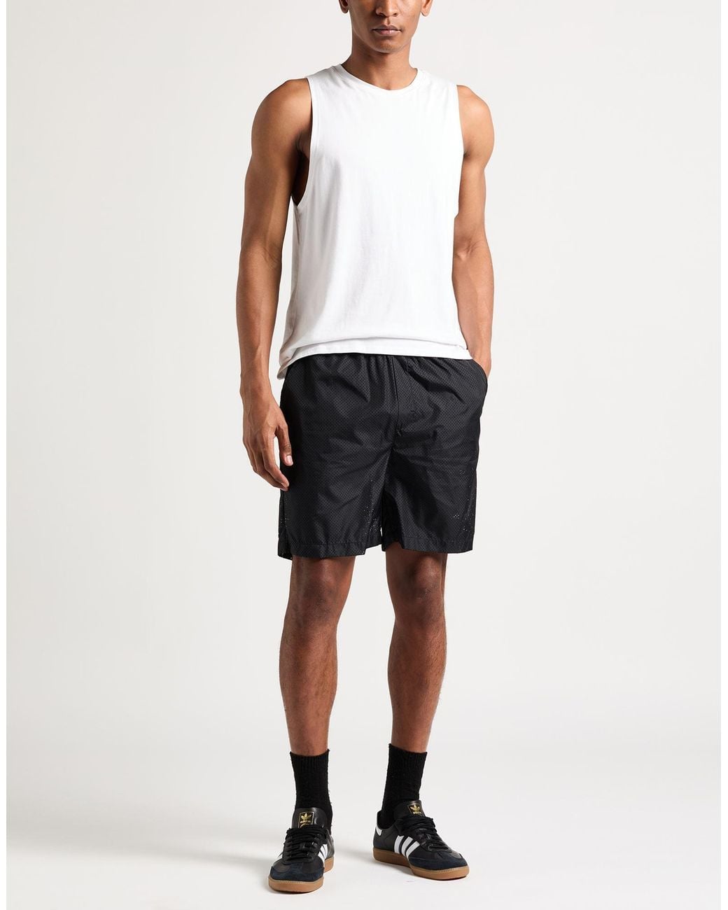 Soulland Black Shorts & Bermuda Shorts Polyester for men