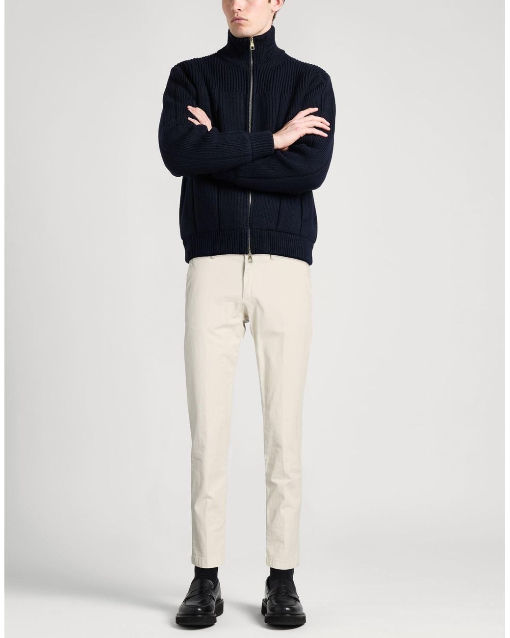 Manuel Ritz Natural Pants Cotton, Elastane for men