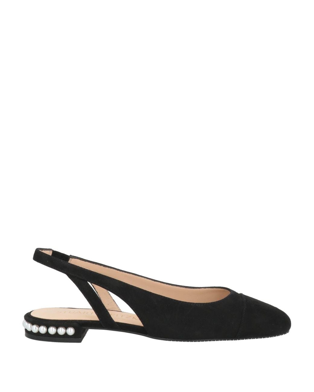 Stuart Weitzman Black Ballet Flats Leather