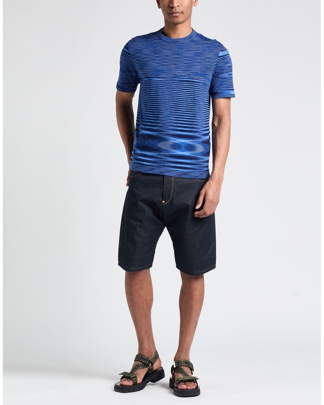 Missoni Blue Sweater for men