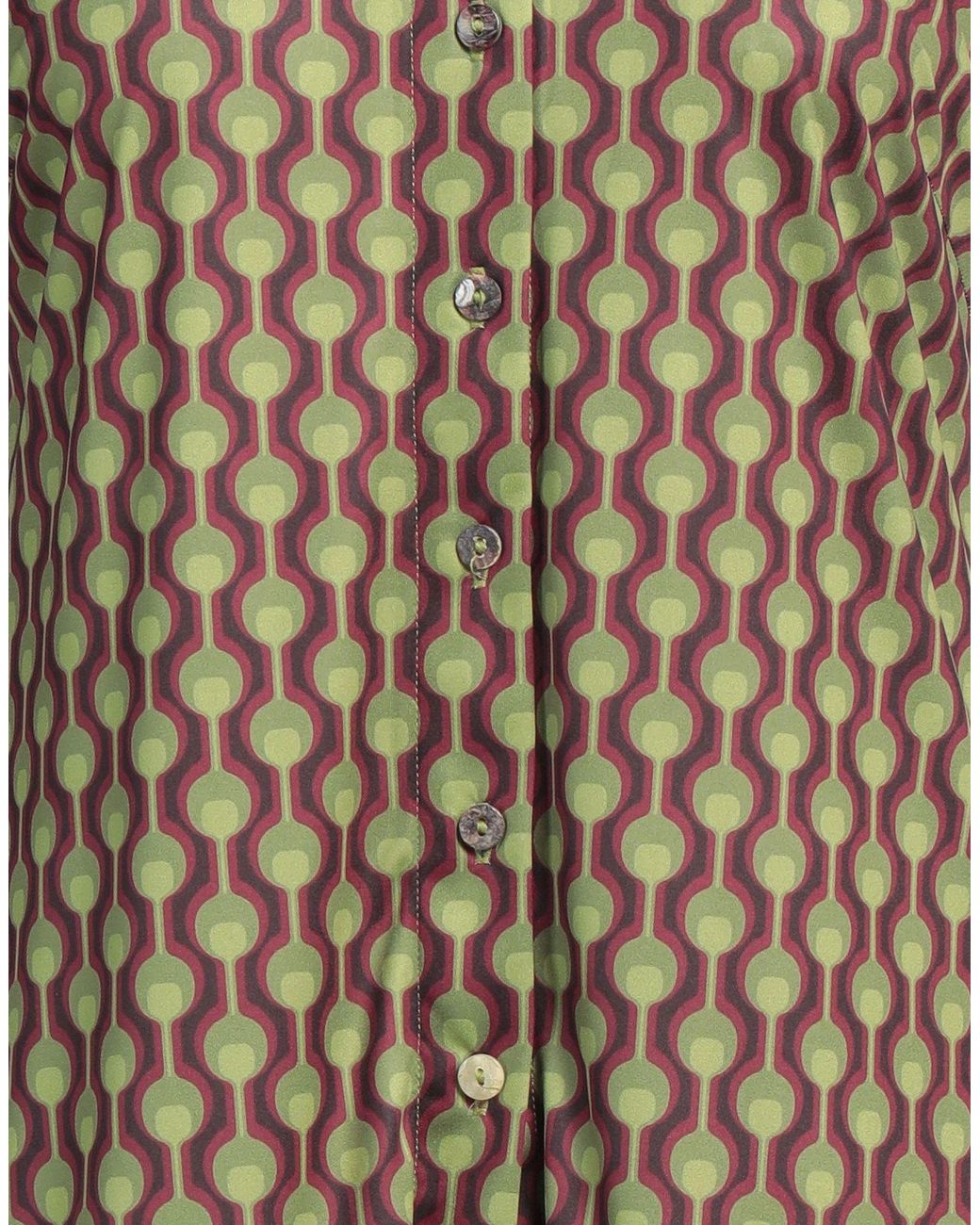 Maliparmi Brown Lime Shirt Polyester