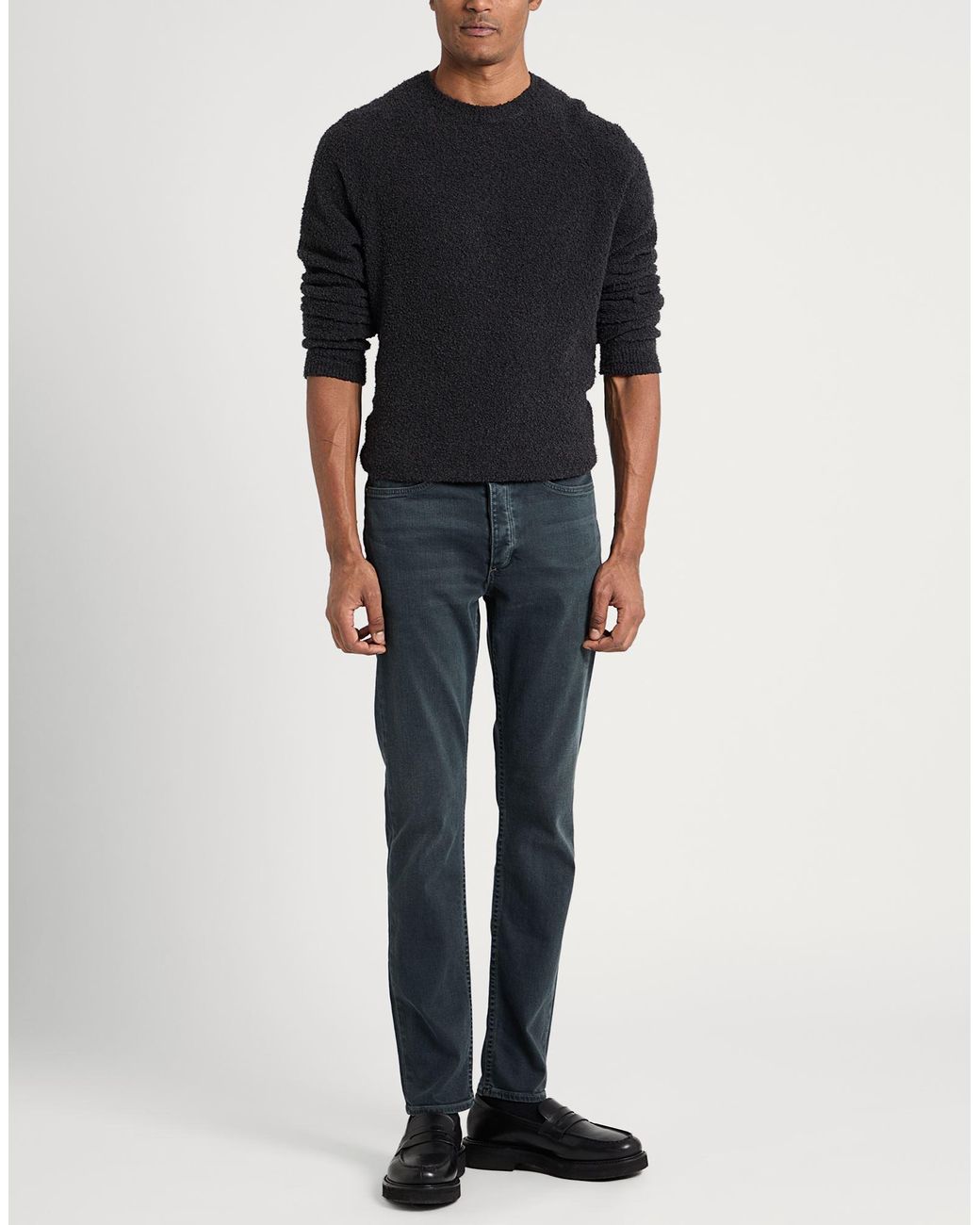 Rag & Bone Blue Charcoal Jeans Cotton, Polyurethane for men