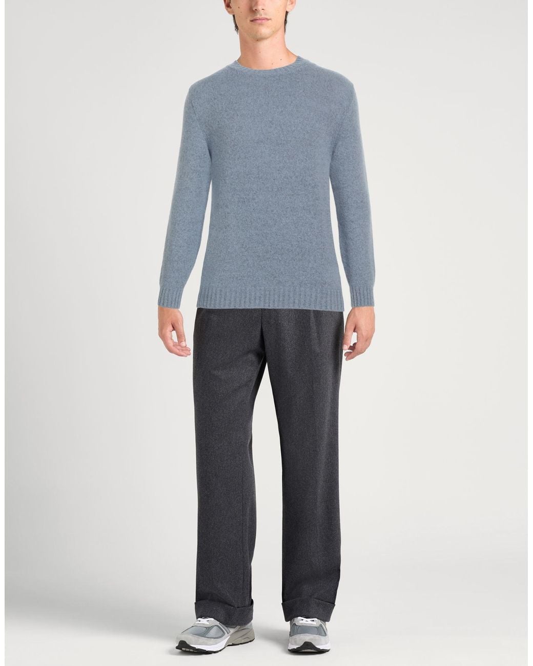 Fedeli Blue Sweater for men