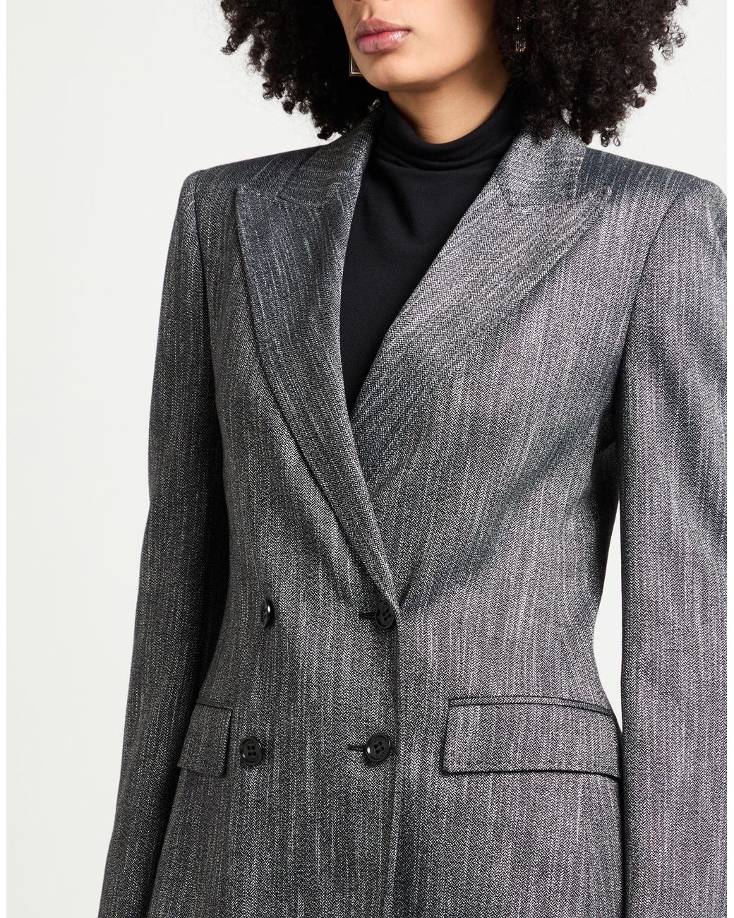 Alberta Ferretti Gray Blazer Viscose