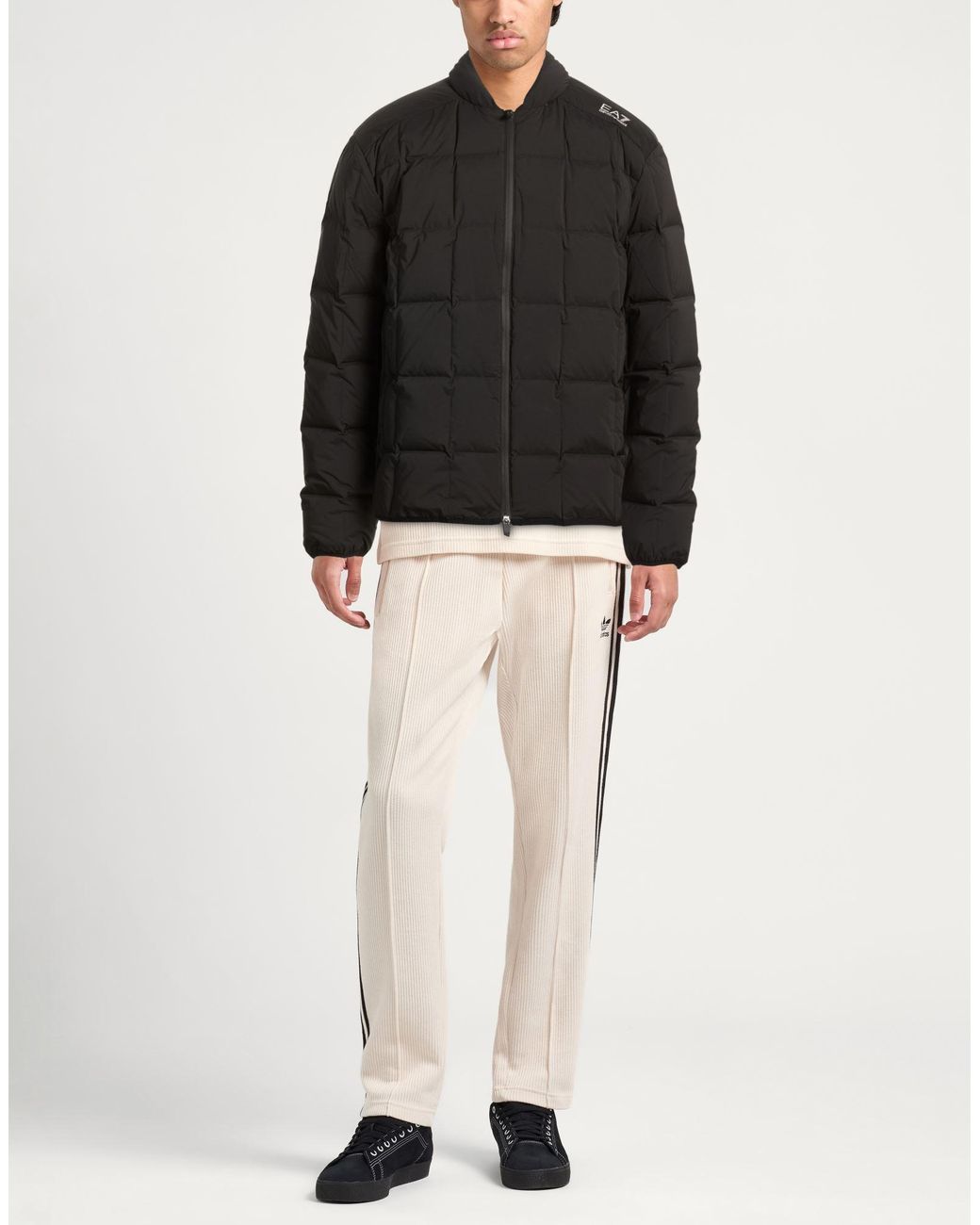 EA7 Black Puffers for men
