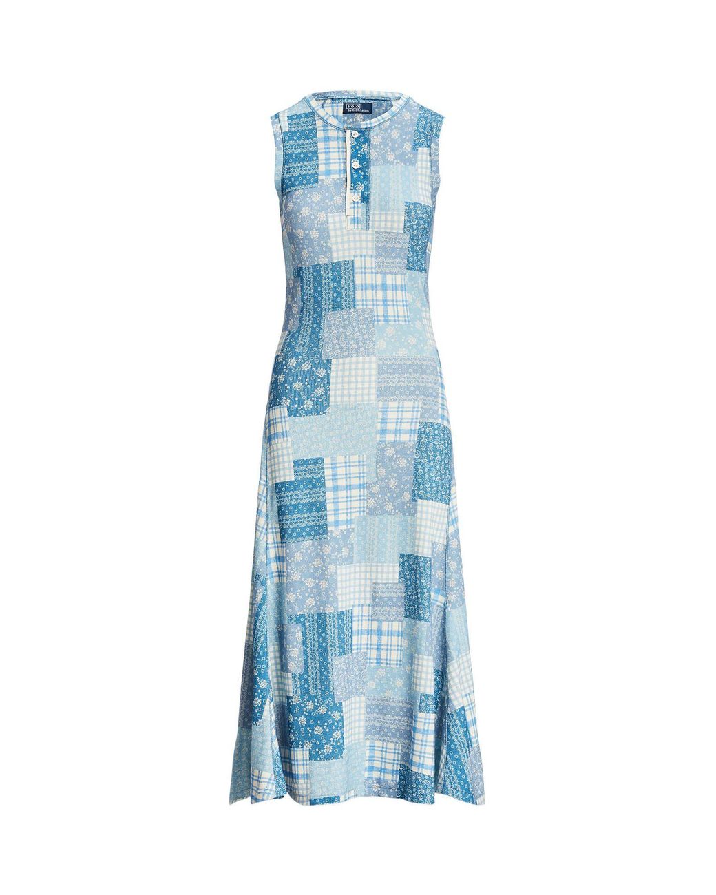 Polo Ralph Lauren Blue Midi Dress