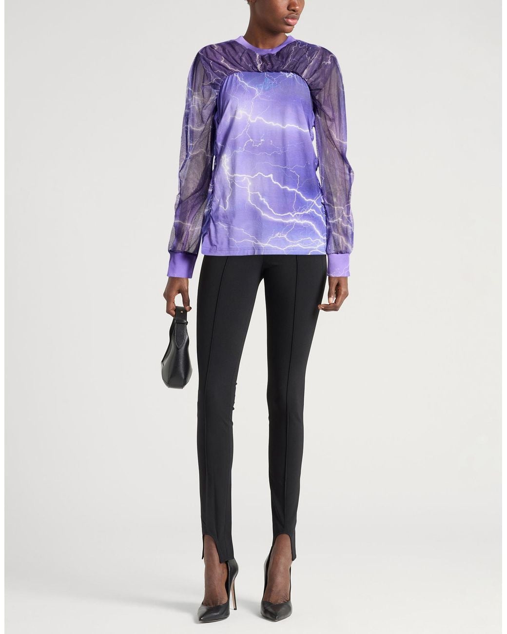 Vivienne Westwood Purple T-Shirt Viscose, Elastane