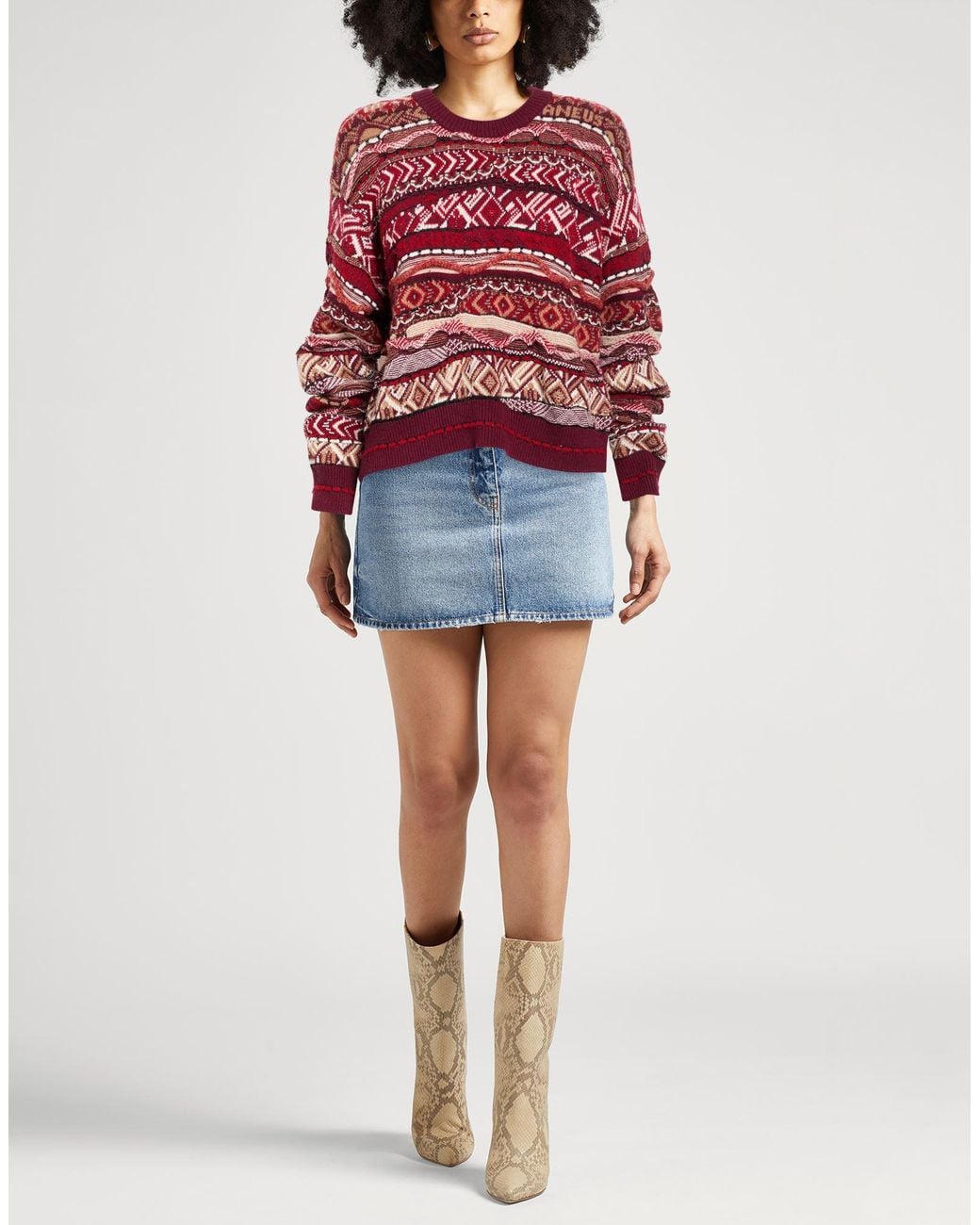 Laneus Red Pullover