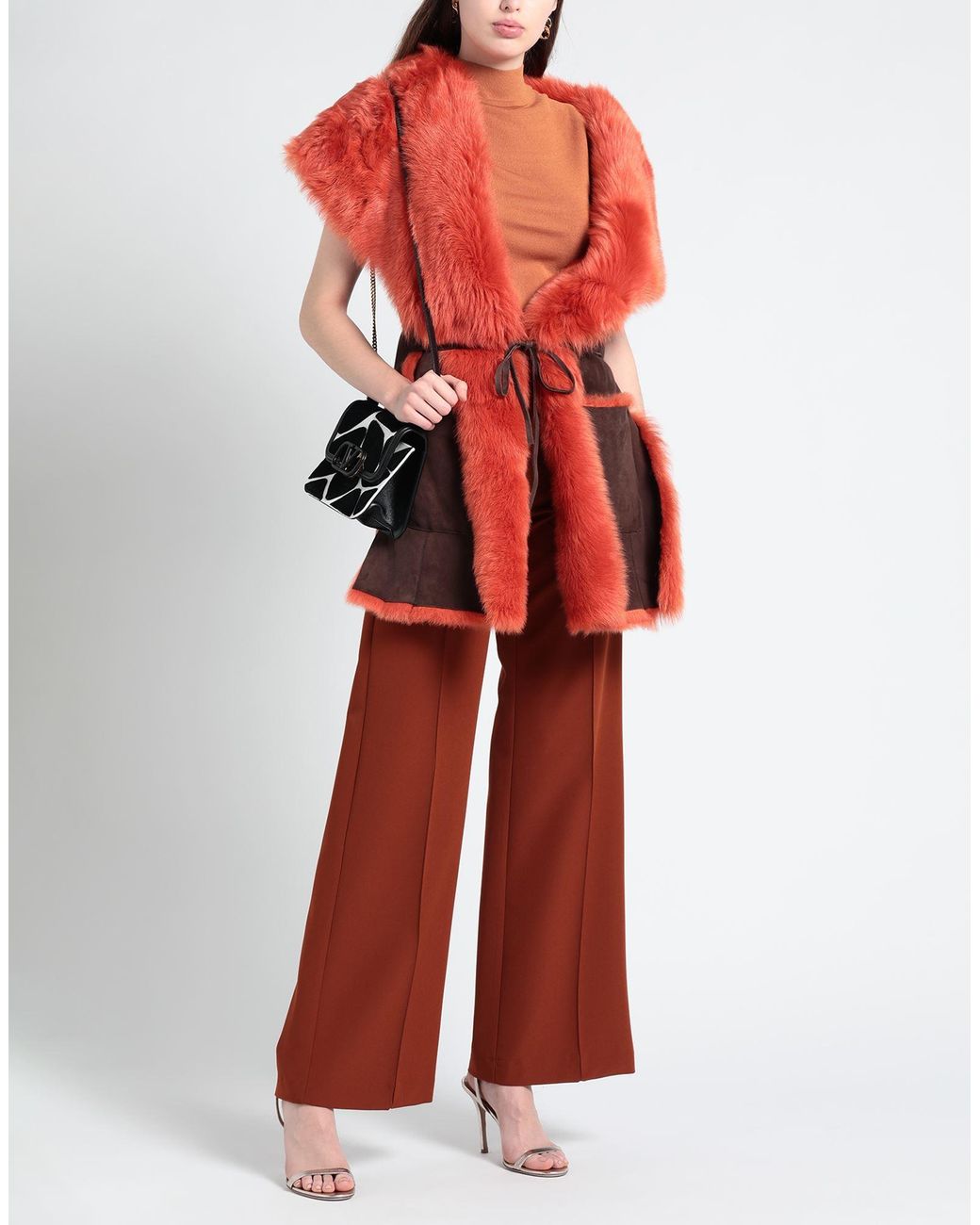 Alberta Ferretti Red Coat