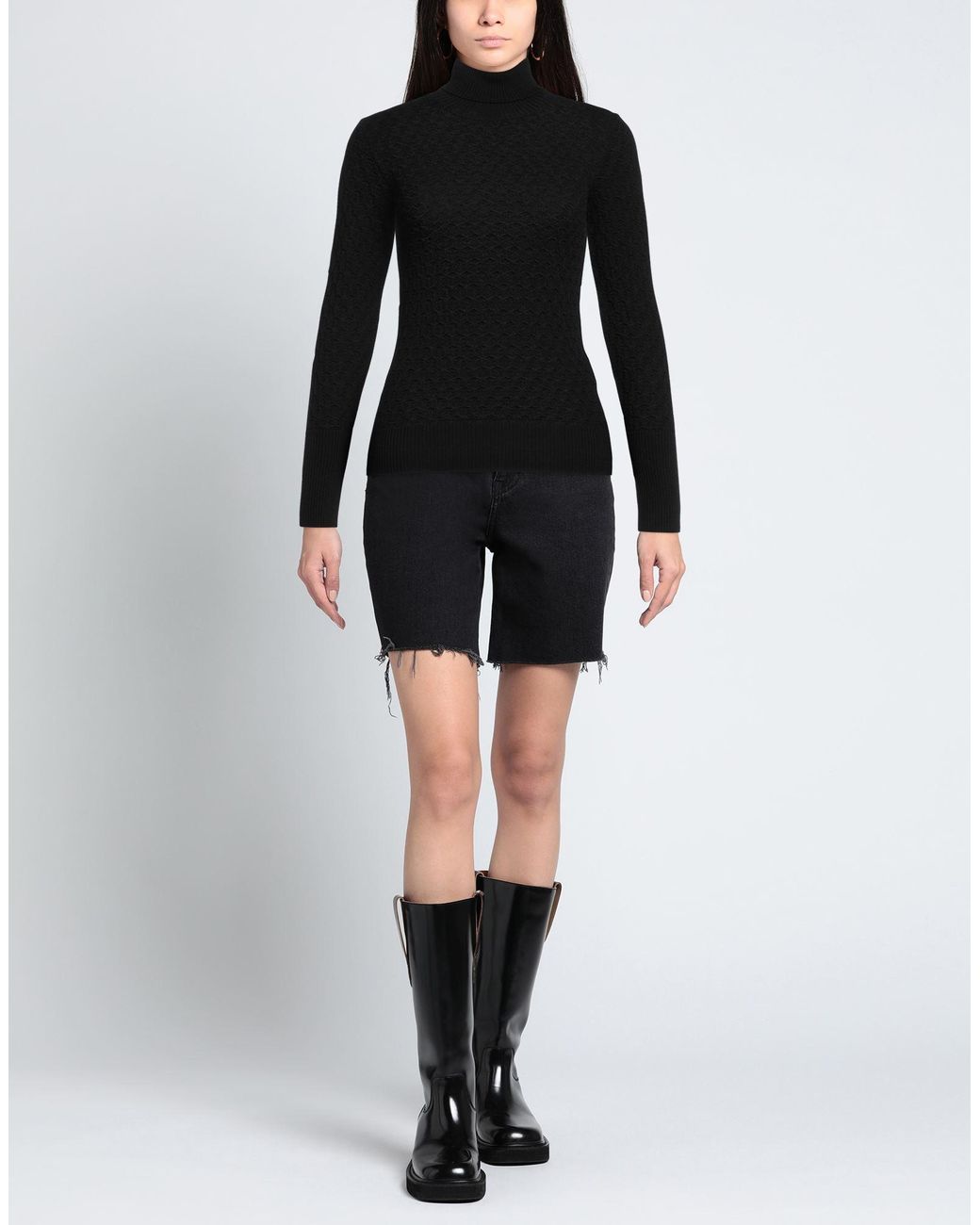 Eleventy Black Turtleneck