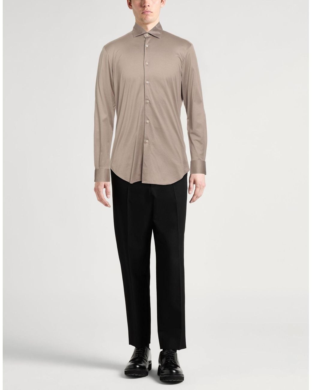 Pal Zileri Brown Shirts for men