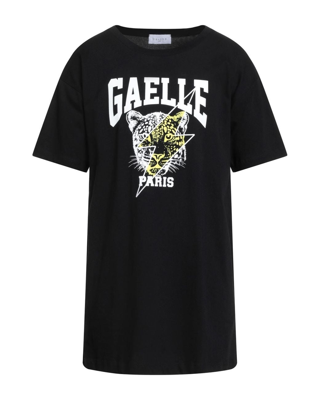 Gaelle Paris Black T-Shirt Cotton for men