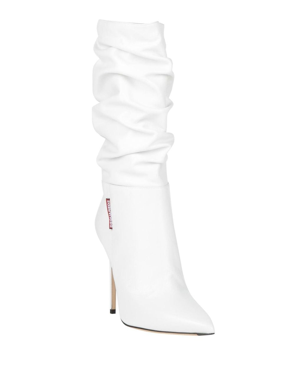 DSquared² White Boot Leather