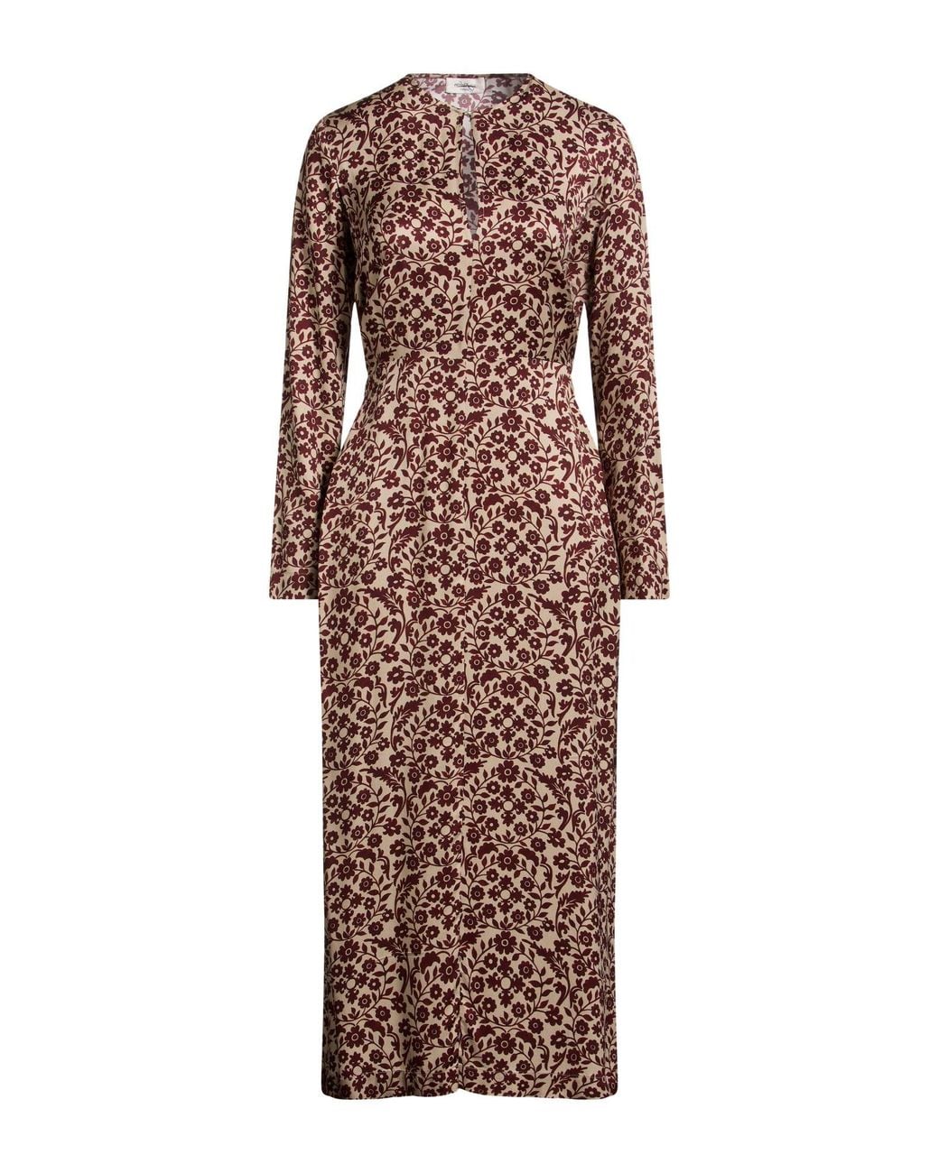 Ottod'Ame Brown Midi Dresses