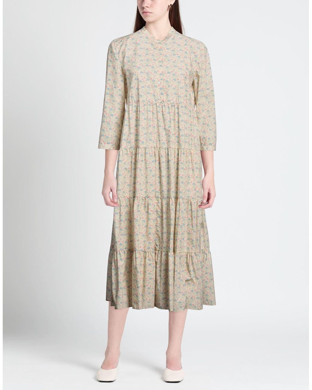 Aspesi Natural Midi Dress