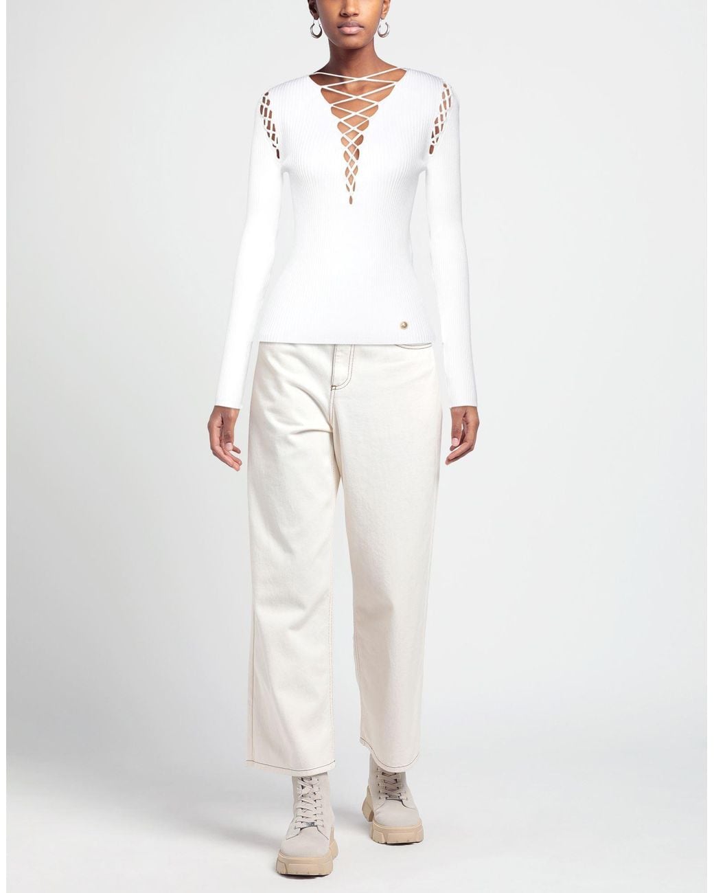 Balmain White Sweater