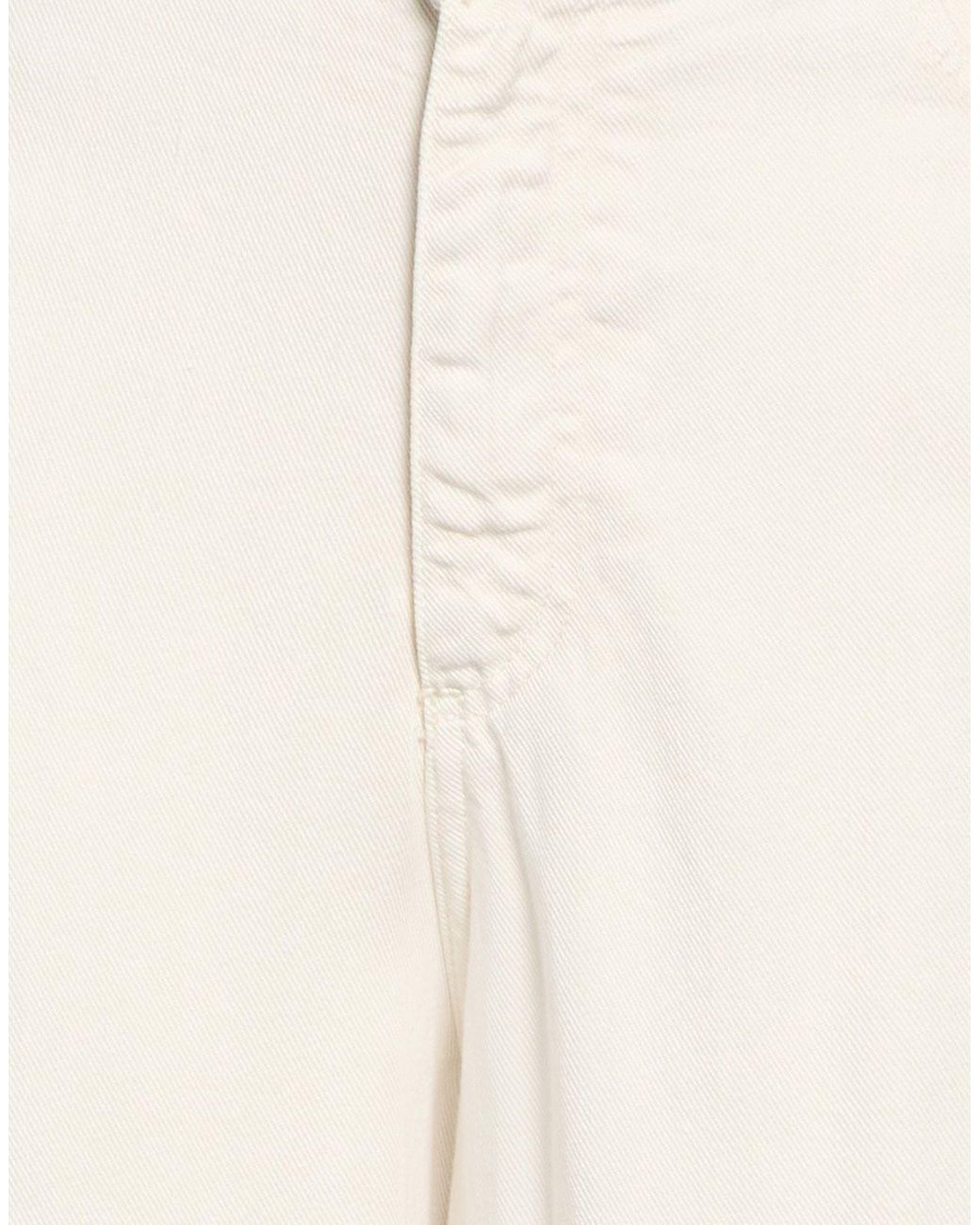Cruna White Ivory Pants Polyester, Elastane