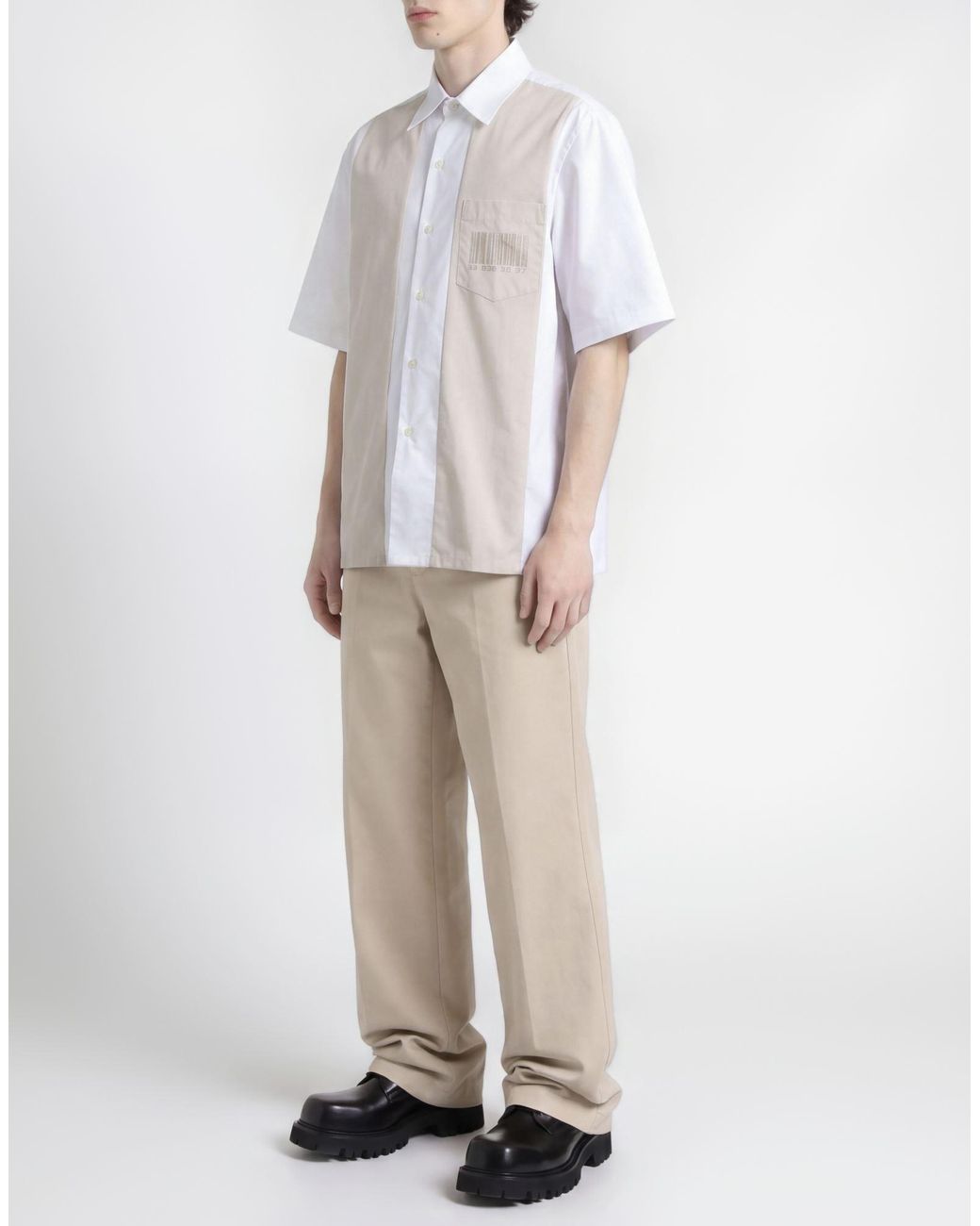 Camicia di VTMNTS in White da Uomo