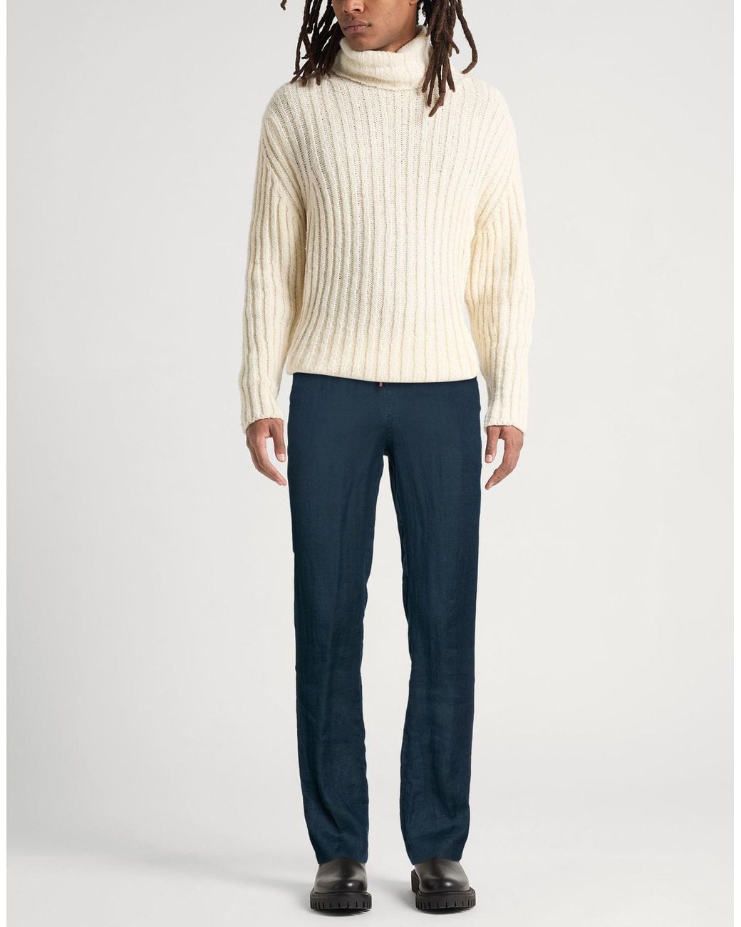 Kiton Blue Trouser for men