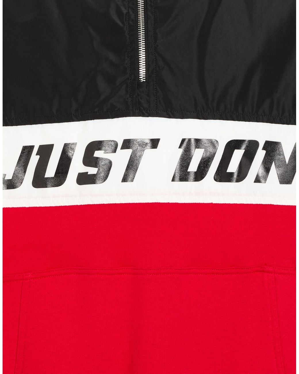 Just Don Black Sweatshirt Polyester, Cotton for men