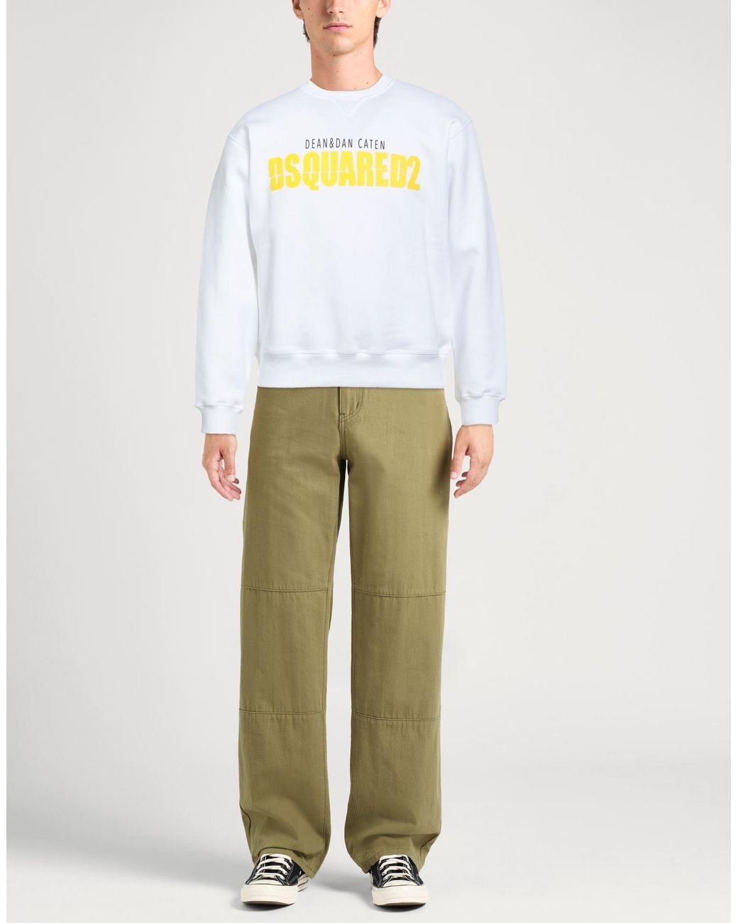 DSquared² White Sweatshirt for men