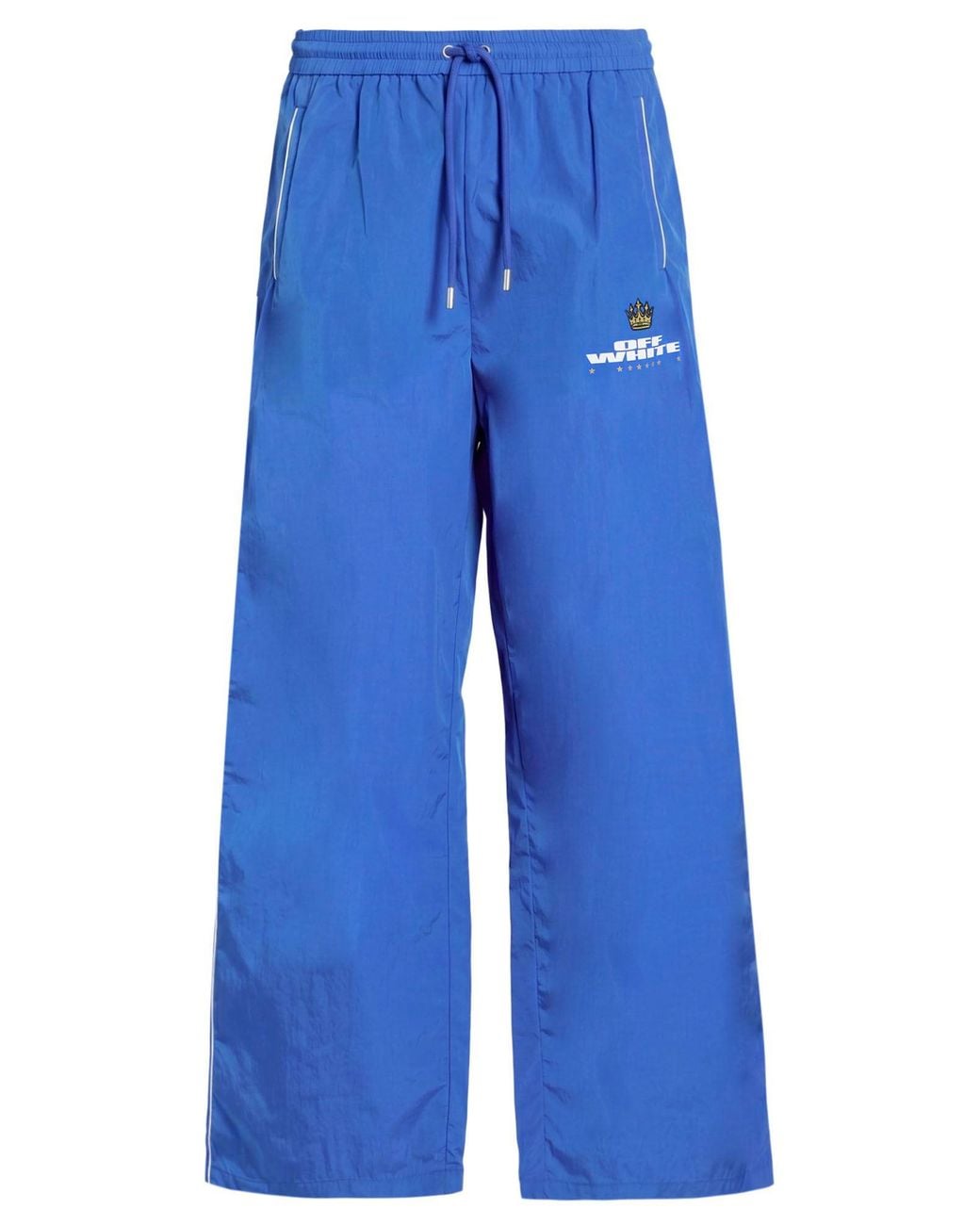 Off-White c/o Virgil Abloh Blue Pants Polyamide for men