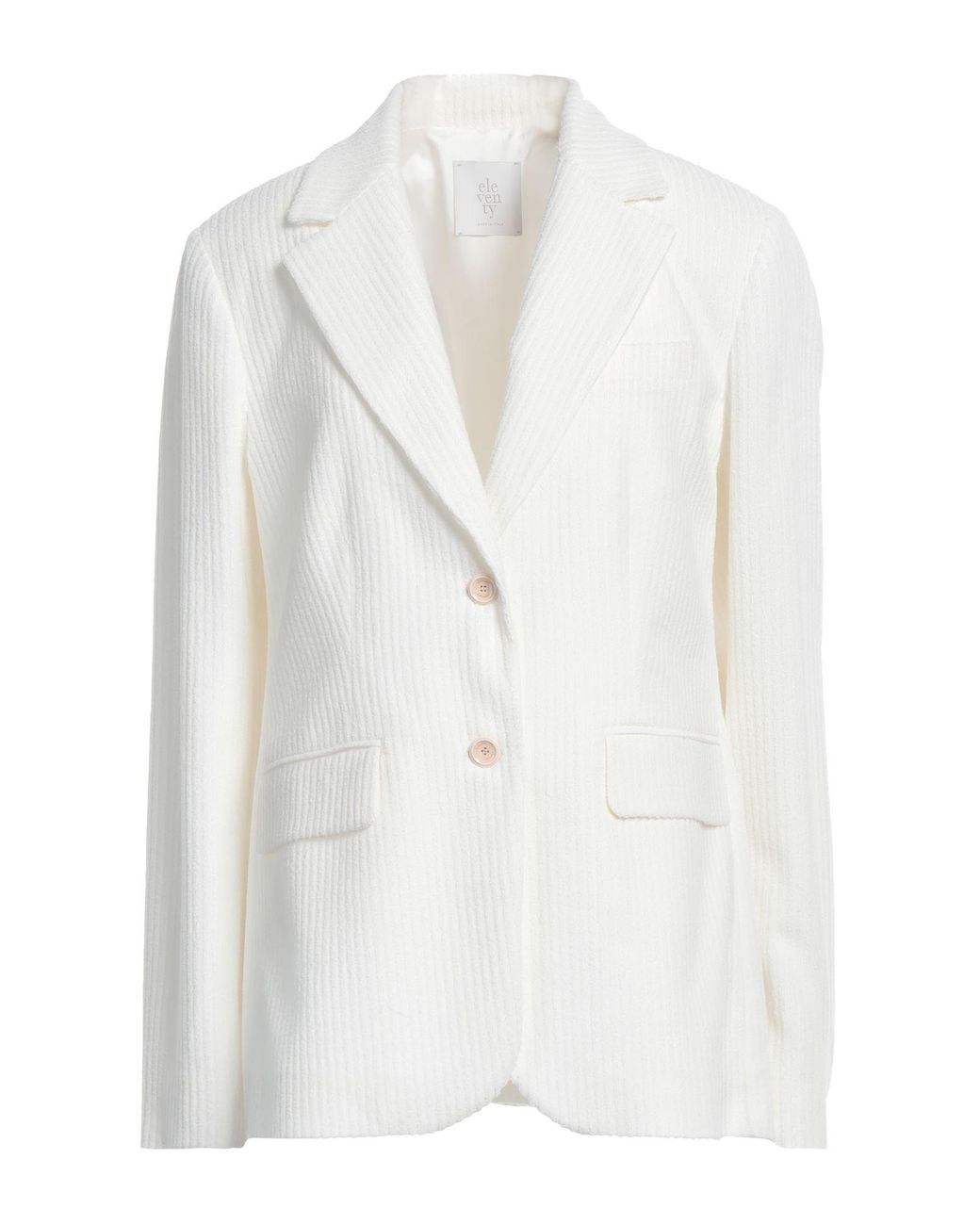 Eleventy White Blazer