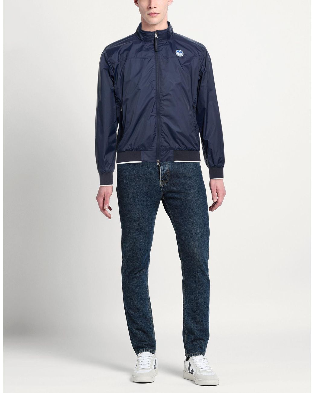 North Sails Blue Midnight Jacket Polyamide for men