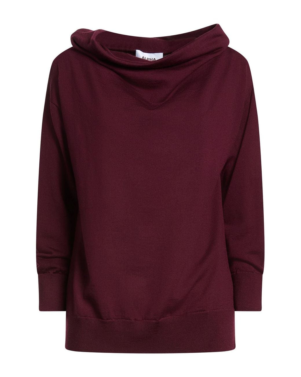 Alpha Studio Purple Sweater Merino Wool