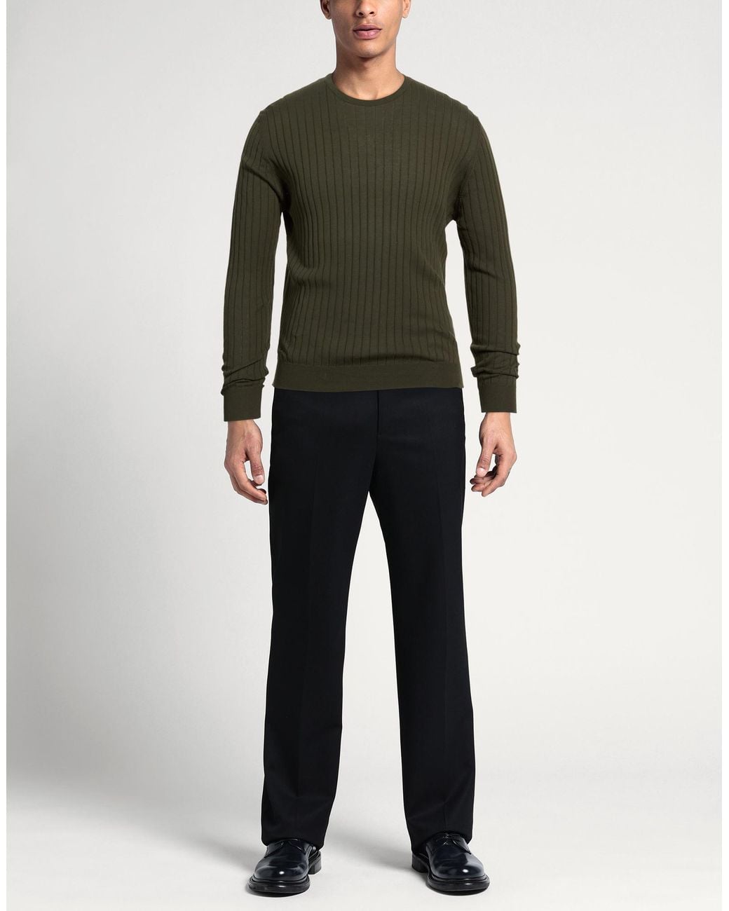 FILIPPO DE LAURENTIIS Green Sweaters for men