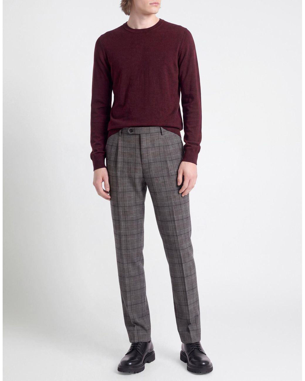 Rota Gray Pants Virgin Wool for men