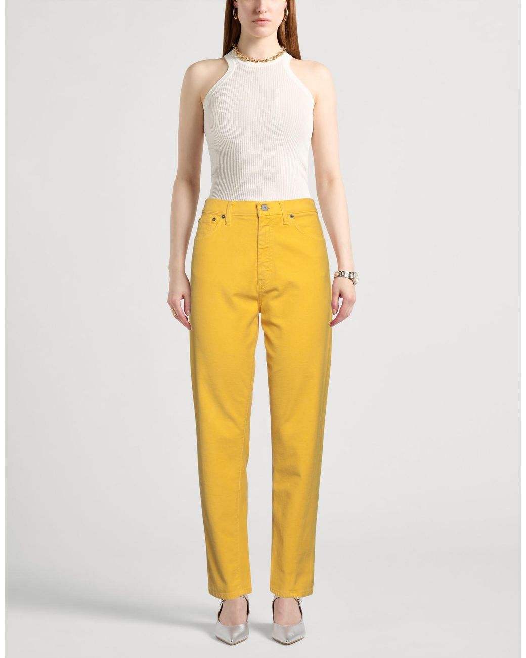 Dondup Yellow Pants