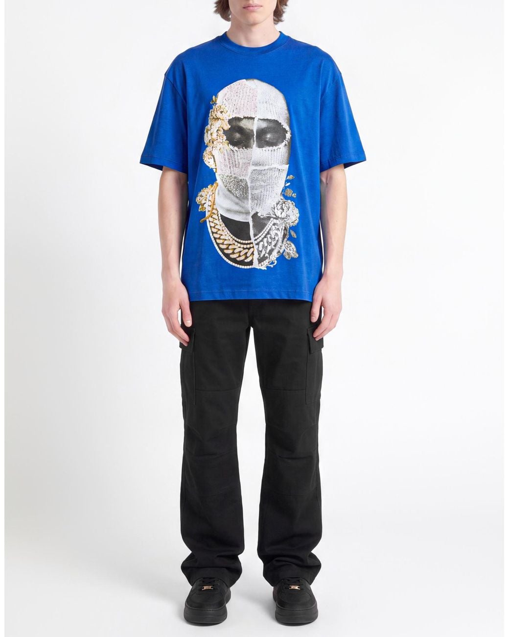 Ih Nom Uh Nit Blue T-Shirt Cotton for men