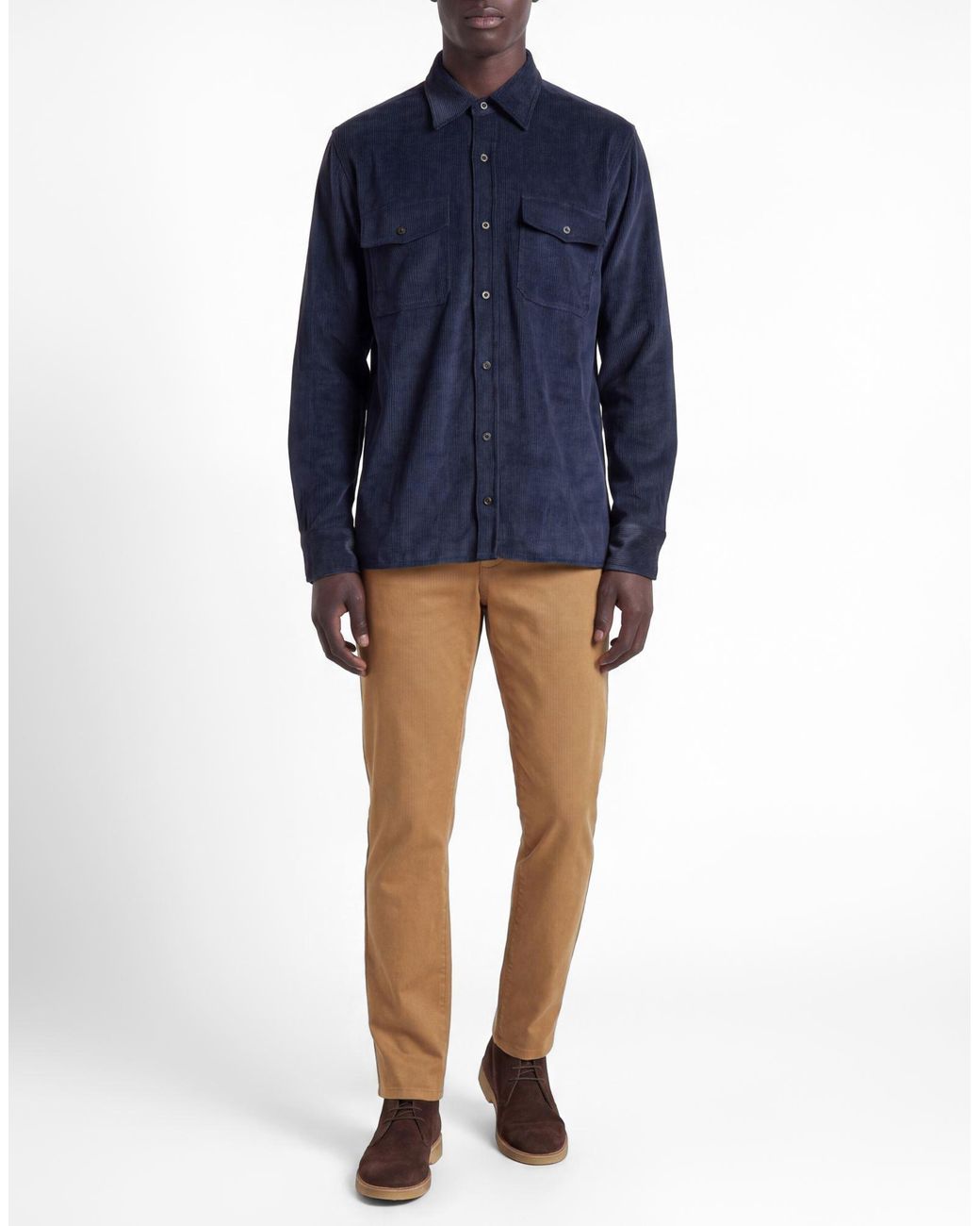 Brooksfield Blue Shirts for men