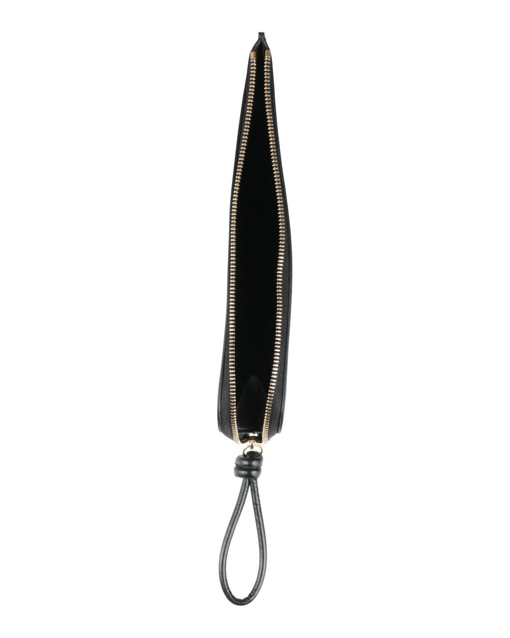 Jil Sander Black Pouch Leather