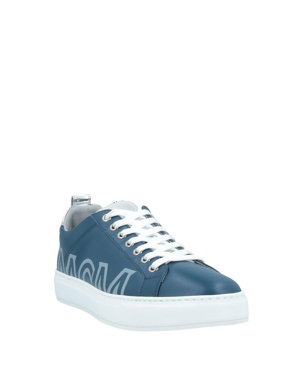 mcm blue sneakers