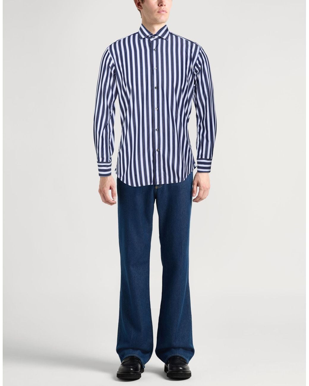 Camicia di Drumohr in Blue da Uomo