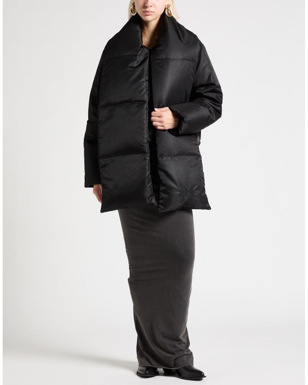 MM6 by Maison Margiela Black Puffer Polyamide