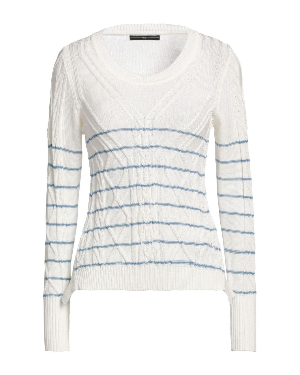 Pullover High en coloris White