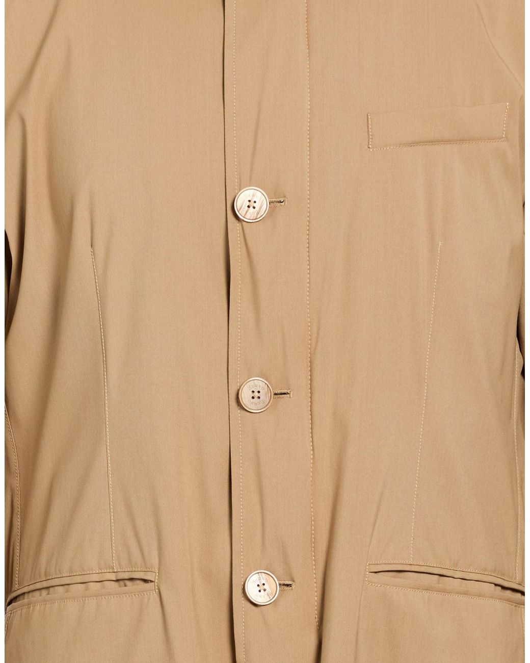 Herno Natural Blazer Wool, Polyamide, Elastane for men