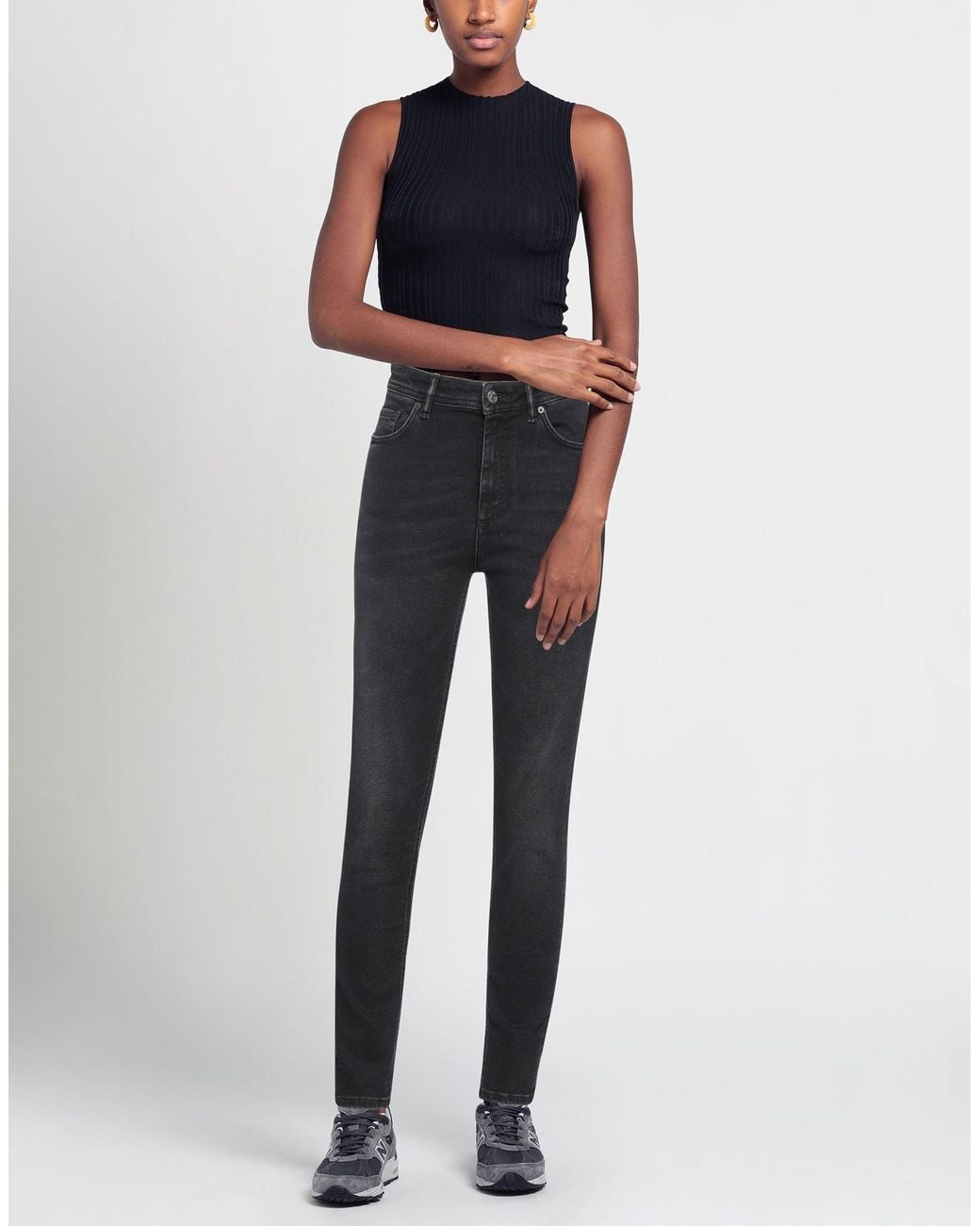 Acne Gray Denim Pants