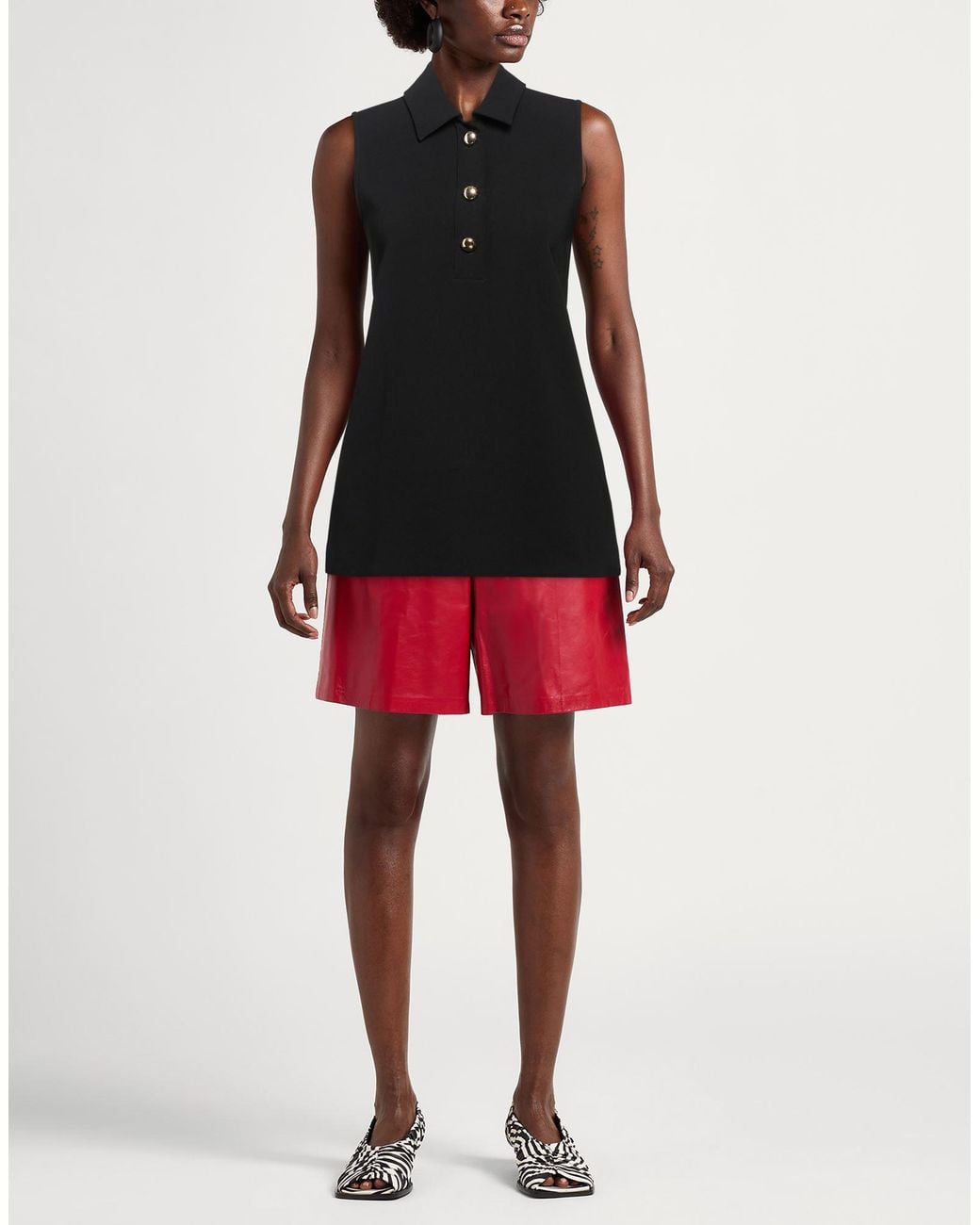 Polo Max Mara de color Black