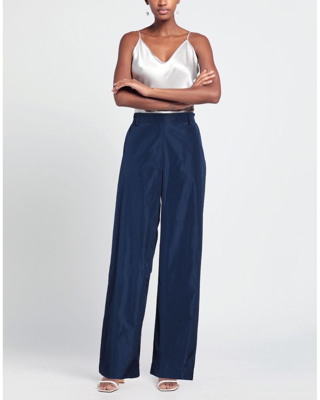 Niu Blue Pants Polyester