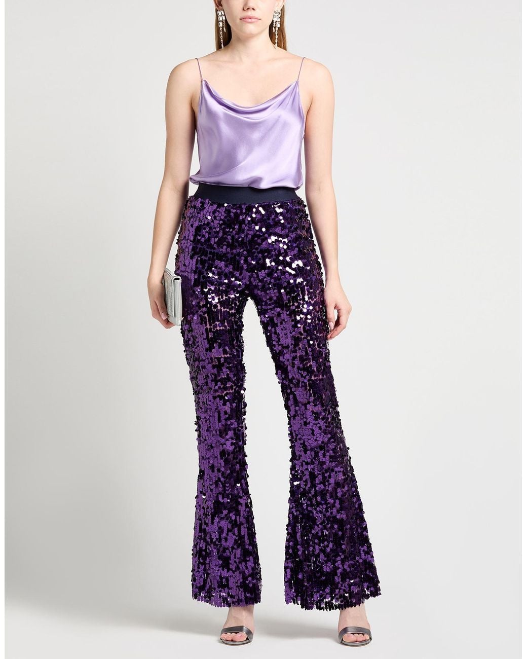 THE M.. Blue Pants Polyester