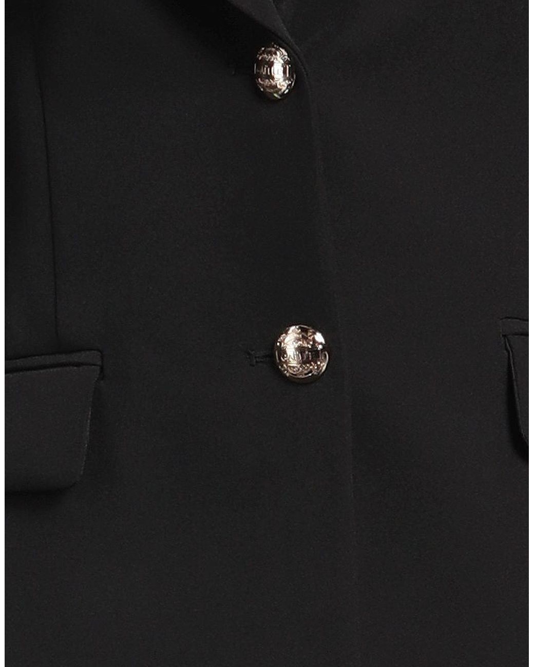 Gaelle Paris Black Blazer Polyester, Elastane