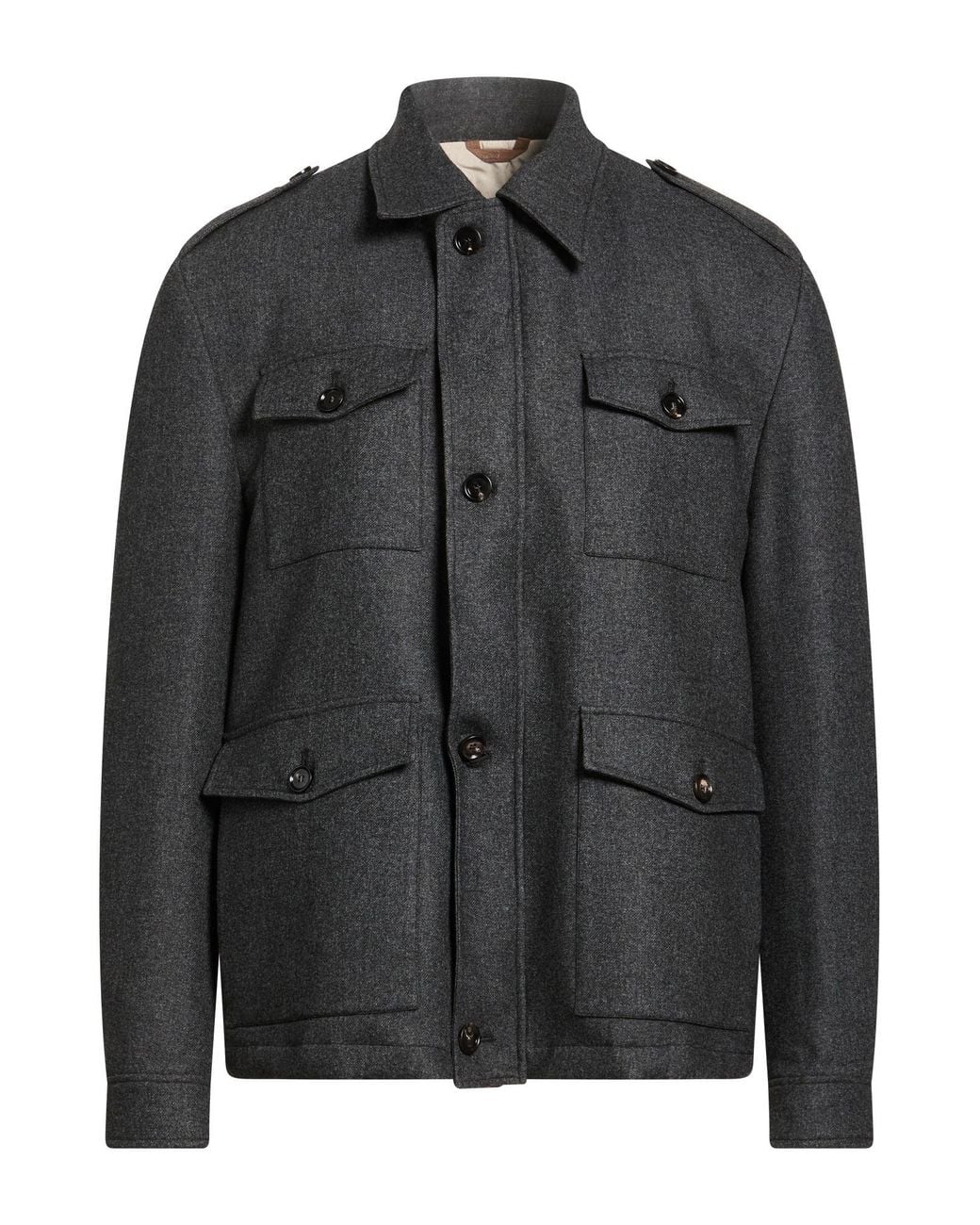 Luigi Borrelli Napoli Black Jacket for men