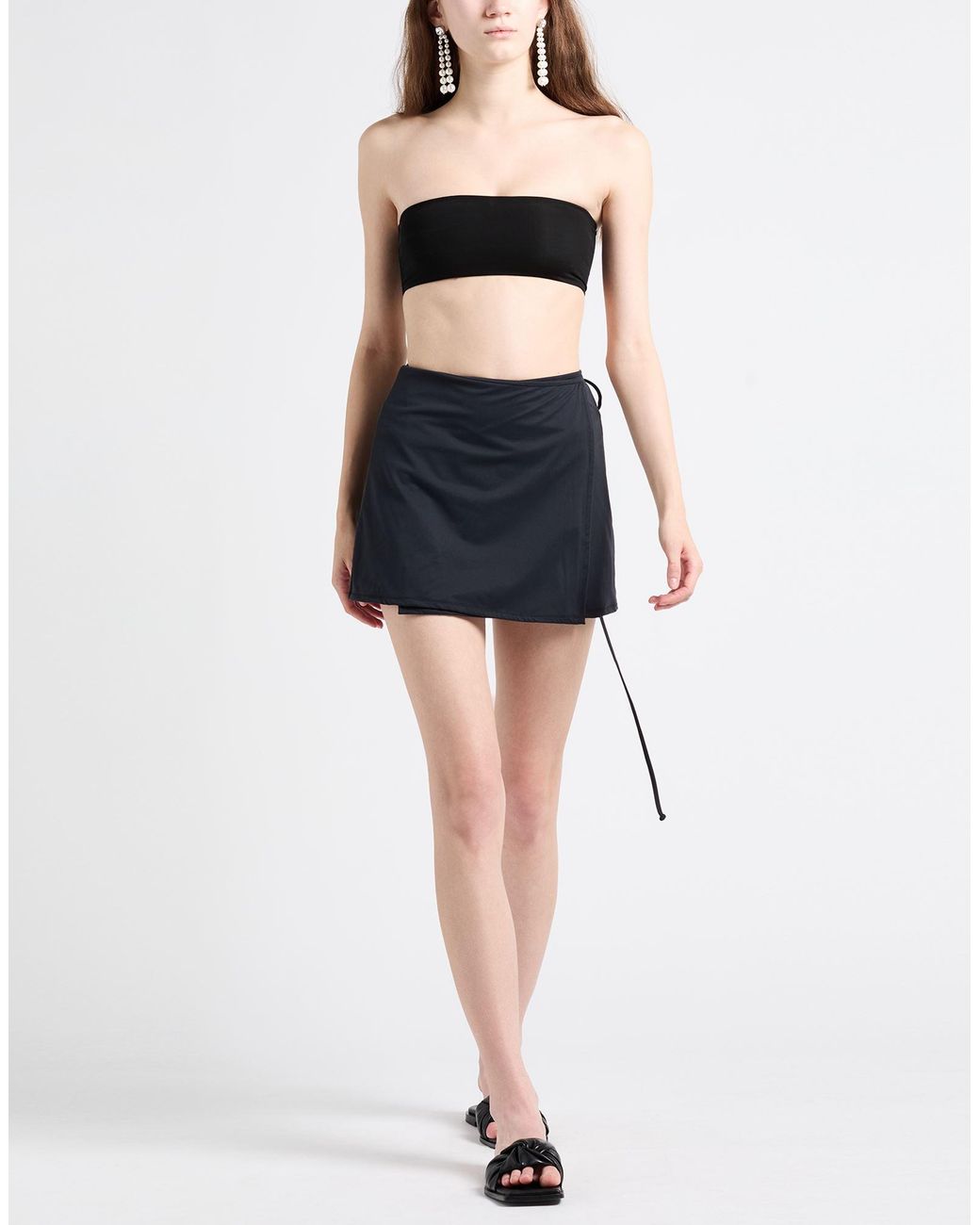 Isabel Benenato Black Top Viscose, Elastane