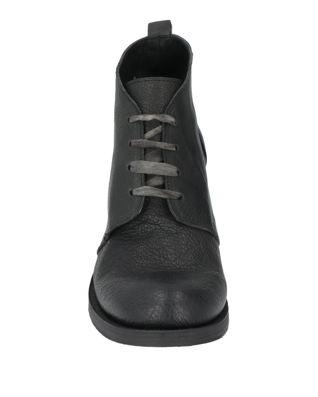 SAMOKE Black Ankle Boots Calfskin for men