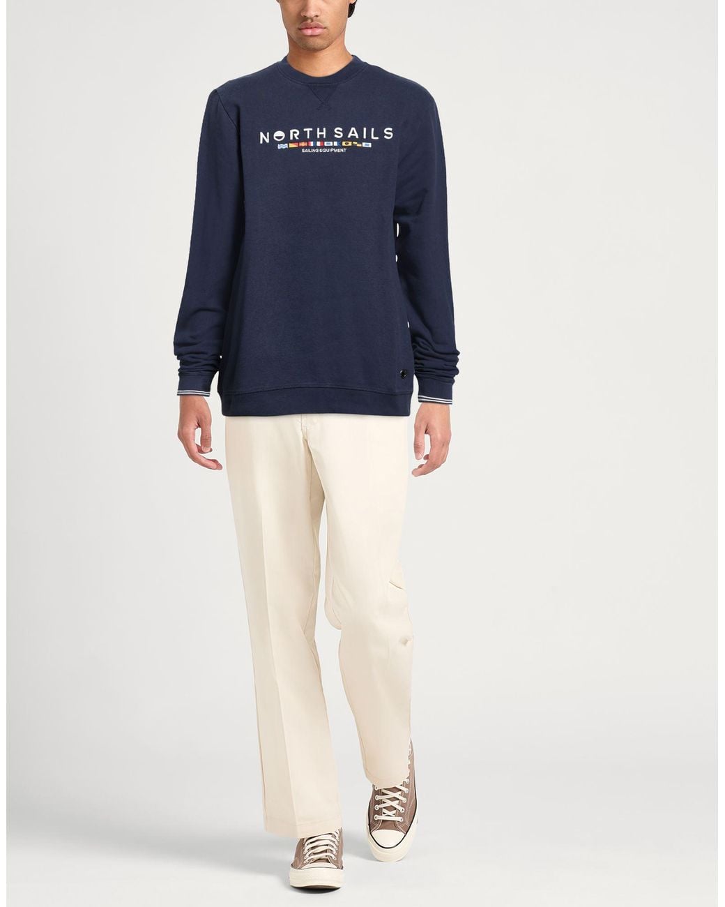 North Sails Blue Sweatshirts for men